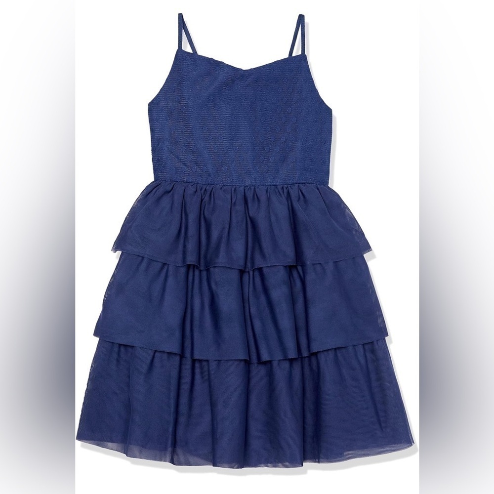 Calvin Klein - Girl’s Dress - Navy - NWT - Wedding - Size 10 - Spaghetti Strap